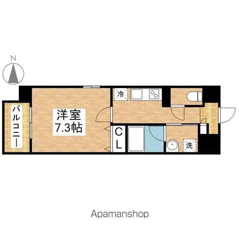 MX-IV(1K/4階)の間取り写真