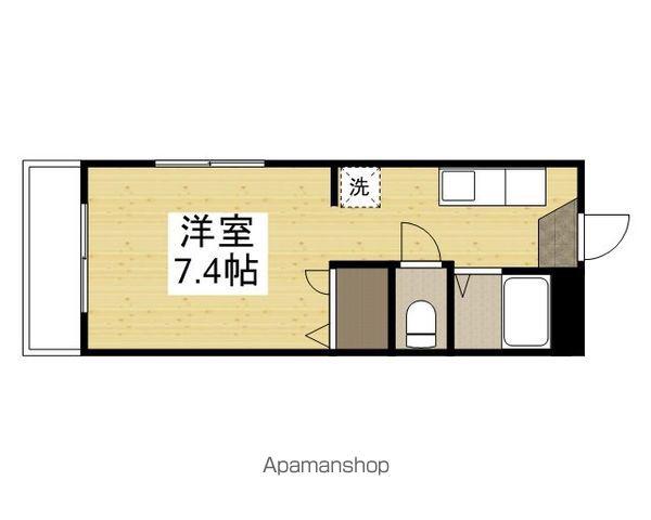 OKANOⅡ(ワンルーム/3階)の間取り写真