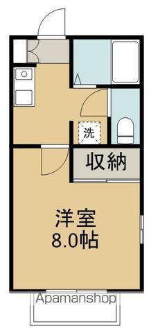 グレース萩野町B(1K/1階)の間取り写真
