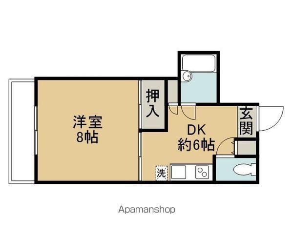 KBコート小泉(1DK/4階)の間取り写真