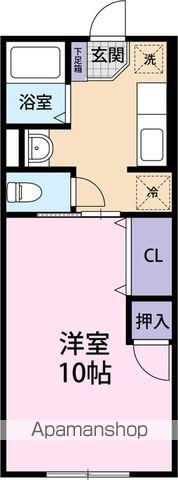 コーポ元みち(1K/2階)の間取り写真