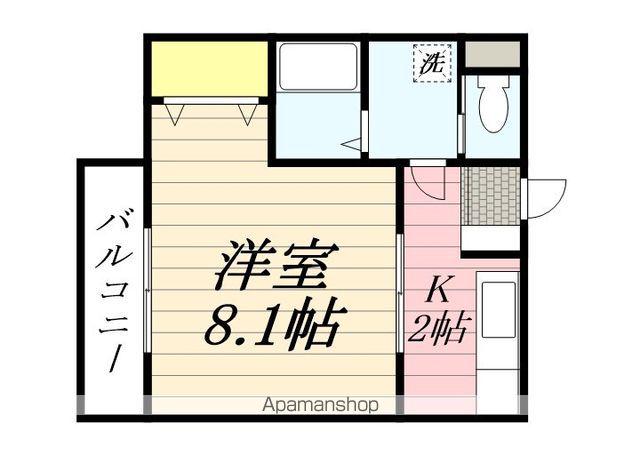リブレア朝倉街道駅前(1K/2階)の間取り写真