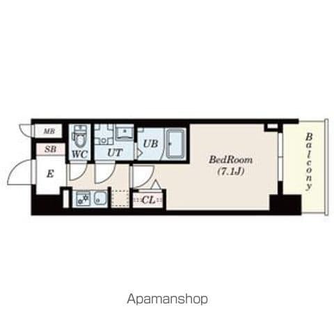 ｂｏｎｈｅｕｒ(1K)の間取り写真