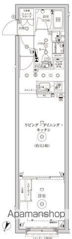 CREATIF池袋(1LDK/3階)の間取り写真