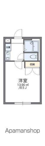 レオパレスティファニーコート(1K/1階)の間取り写真