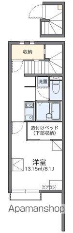 レオネクストパインコーンM(1K/2階)の間取り写真