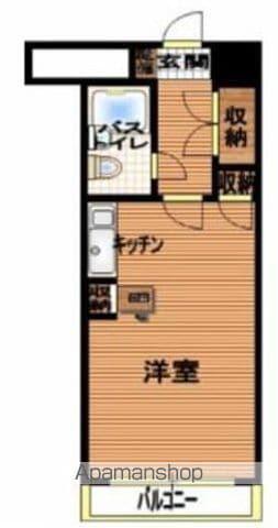 オッコーコスタ高鍋(ワンルーム/6階)の間取り写真