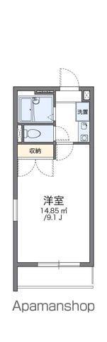 レオパレスメイプルハイム高野台1号館(1K/2階)の間取り写真