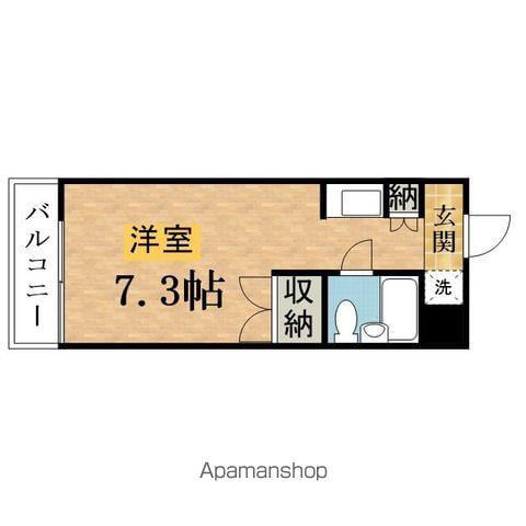 NOSSA平岡町(ワンルーム/1階)の間取り写真
