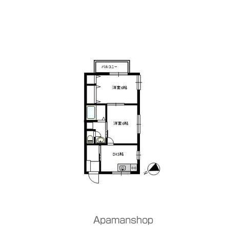 グリーンピア上大岡 2階階 間取り