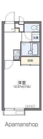 レオパレス浜川田(1K/2階)の間取り写真