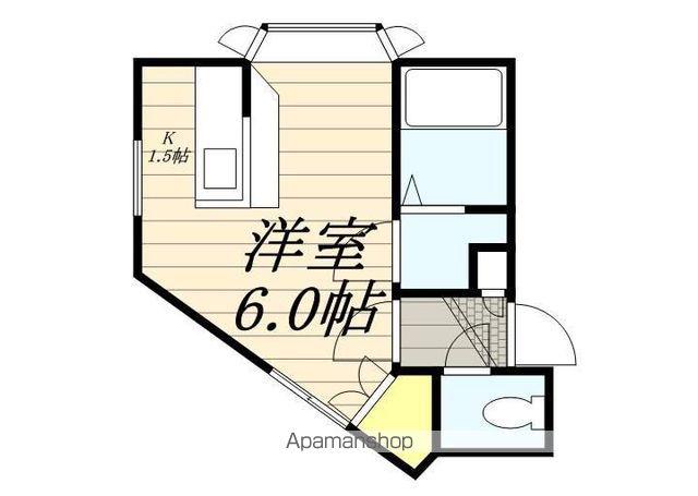 ルミエールアライⅡ(1K/2階)の間取り写真
