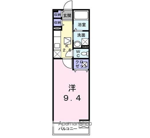 中央本線 瑞浪駅 バス乗車時間：15分 飯塚橋バス停で下車 徒歩3分 2階建 築18年(1K/1階)の間取り写真