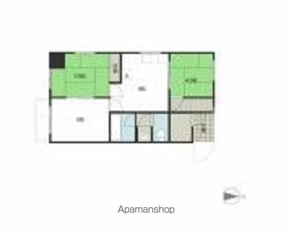 アーバンライフ道後(3DK/3階)の間取り写真