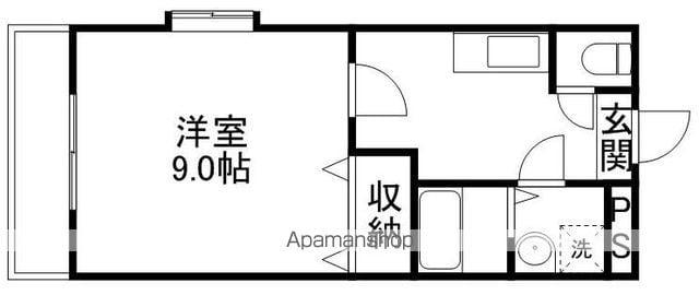 アイレックス・マシキ(1K/1階)の間取り写真