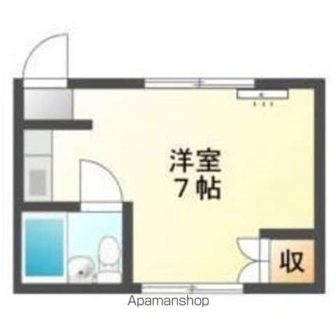メゾン第一(ワンルーム/1階)の間取り写真