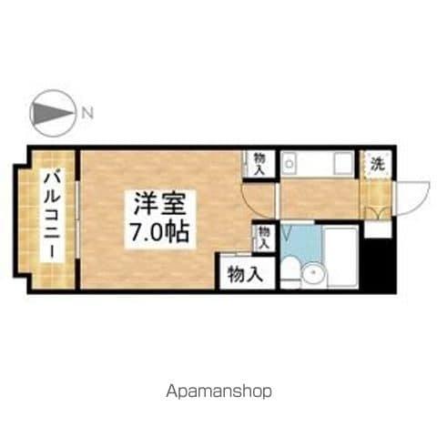 タマキビルPARTⅡ(1K/1階)の間取り写真