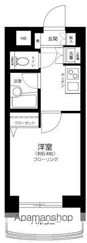 パレステュディオ中目黒 9階階 間取り