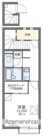 レオネクストピュアライト(1K/2階)の間取り写真