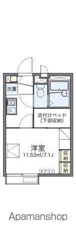 レオパレスKIYOKAWA 1階階 間取り