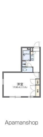 レオパレス英(1K/1階)の間取り写真