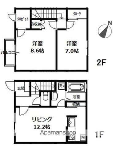 ガーデンテラス(2LDK)の間取り写真