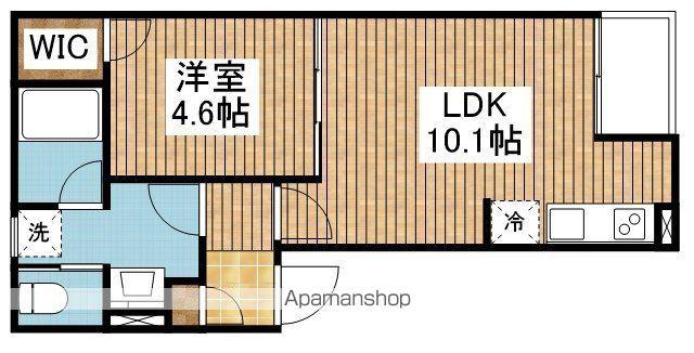 LA FONTE(1LDK/2階)の間取り写真