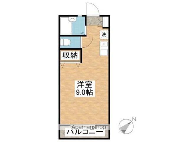 竹内ビル(ワンルーム/1階)の間取り写真