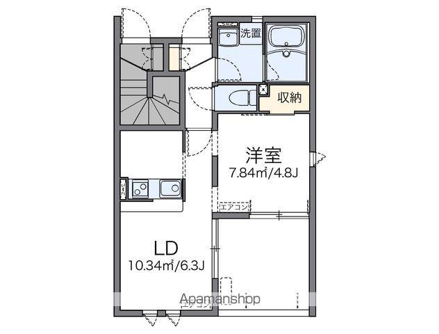 レオネクストプロキオン(1LDK/1階)の間取り写真