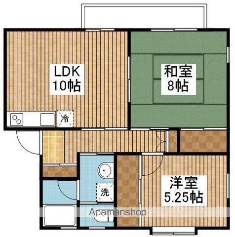 ラグーン神道寺南C棟(2LDK/2階)の間取り写真