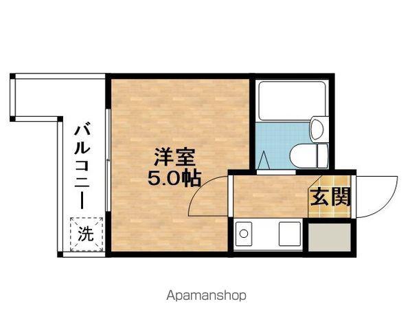 CLOCHETTE南森町(1K/6階)の間取り写真