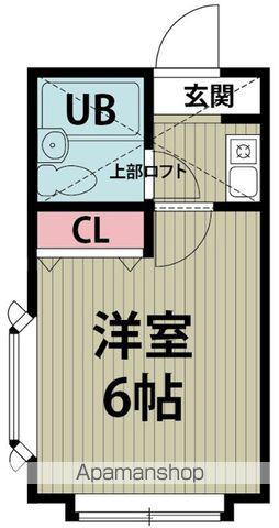 塩焼第3メゾン(1K/1階)の間取り写真