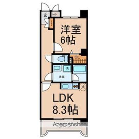 エクセレンス彩(1LDK/3階)の間取り写真