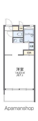 レオパレス神田(1K/2階)の間取り写真