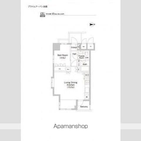 プライムアーバン池袋(1LDK/5階)の間取り写真