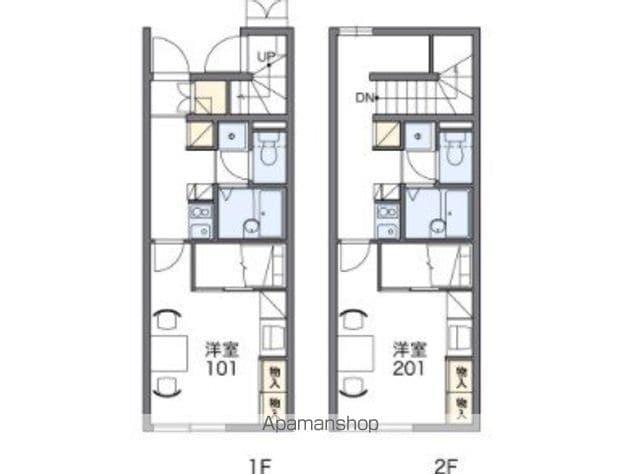 レオパレス高橋(1K/2階)の間取り写真