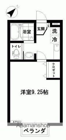 CASAHONESTY(1K/2階)の間取り写真