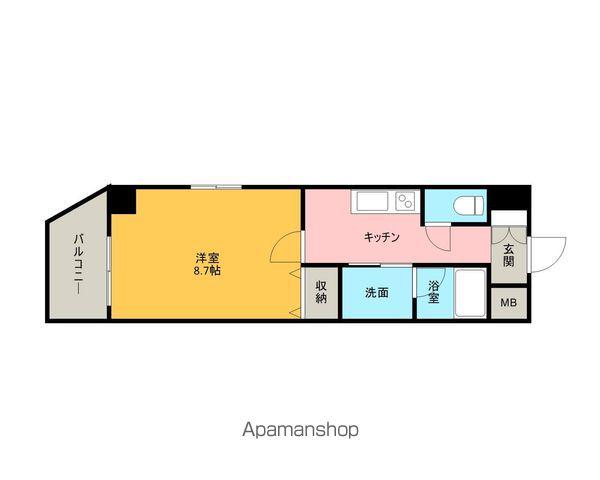 RIDGE大曾根(1K/2階)の間取り写真