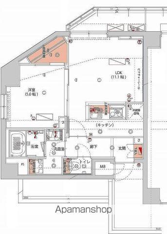 ハーモニーレジデンス神楽坂ヒルズsecond 4階階 間取り