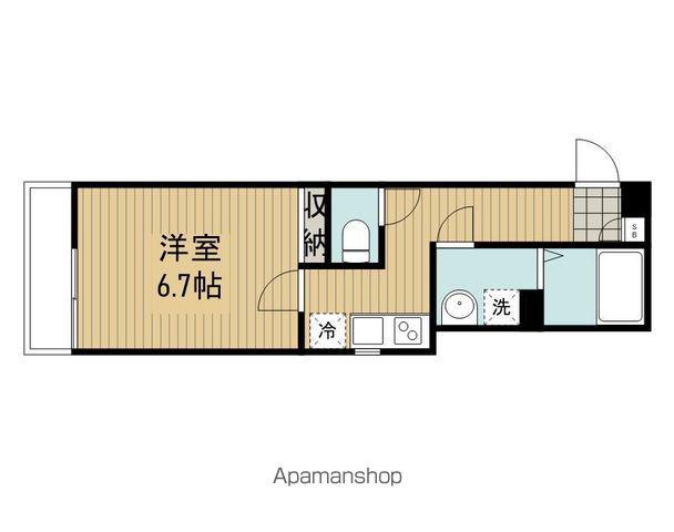 ノース POINT(1K/1階)の間取り写真