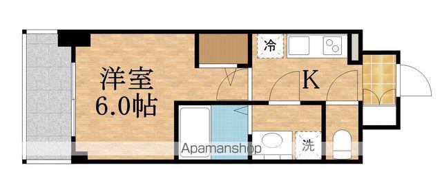 ESLEADTHE・GURAN大阪ノース(1K/2階)の間取り写真