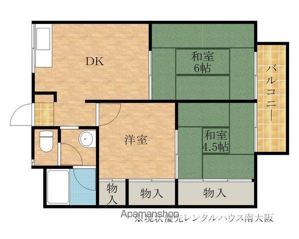 ハイツ古石(3DK/2階)の間取り写真