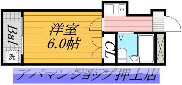 スターハイツ本所(1K/4階)の間取り写真