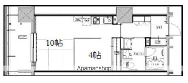 PAL CITY COURT(ワンルーム/7階)の間取り写真