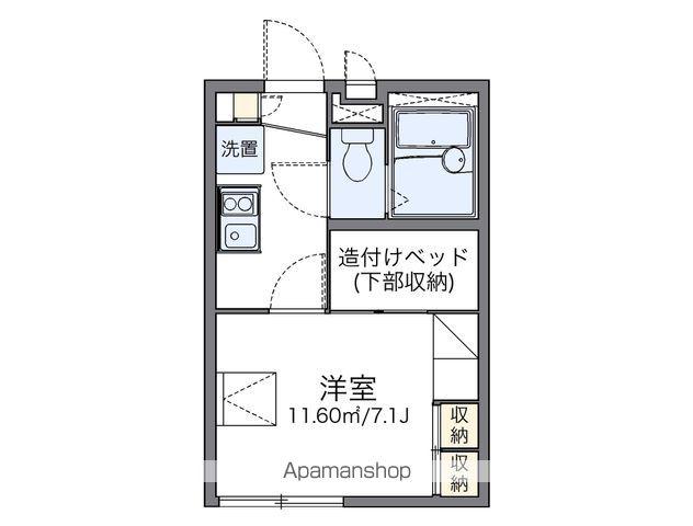 レオパレスANNE ME(1K/2階)の間取り写真