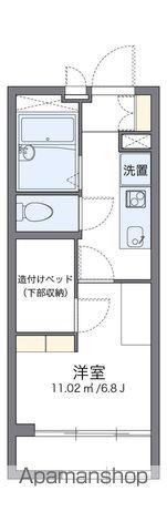 レオパレス中央Ⅱ(1K/1階)の間取り写真