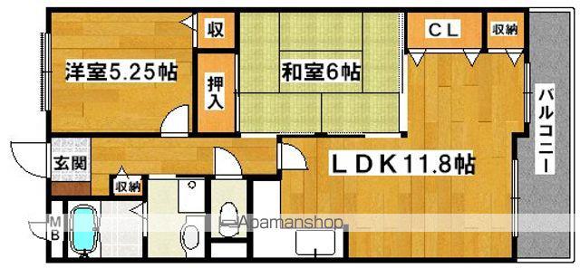 TSガーデン(2LDK/1階)の間取り写真