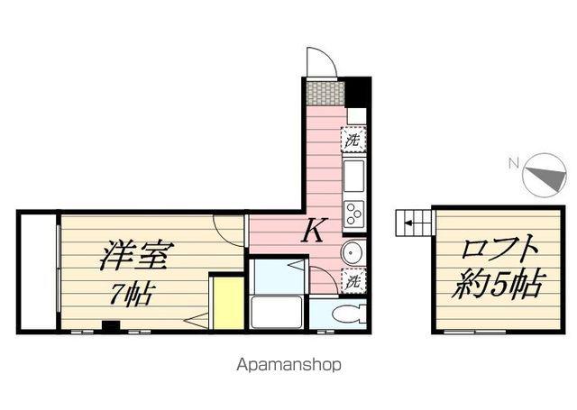 イル・グラッツィア マリーナⅣ(1K/4階)の間取り写真