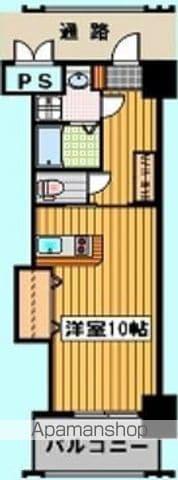 ロイヤル渡辺通Ⅱ88(ワンルーム/6階)の間取り写真