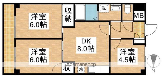 パークアベニュー国分寺15th 4階階 間取り
